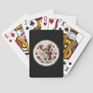Jeu De Cartes Valentine Angel Chihuahua Jouer aux cartes - Soyez