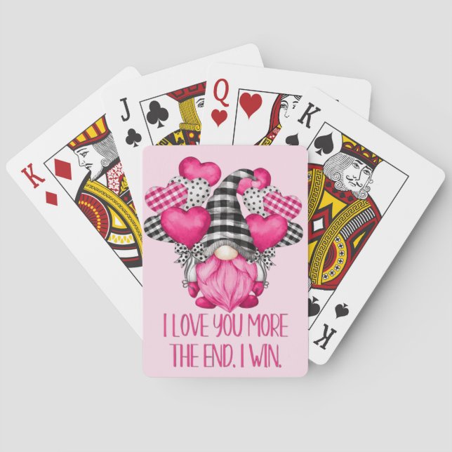 Jeu De Cartes Valentine Gnome (dos)
