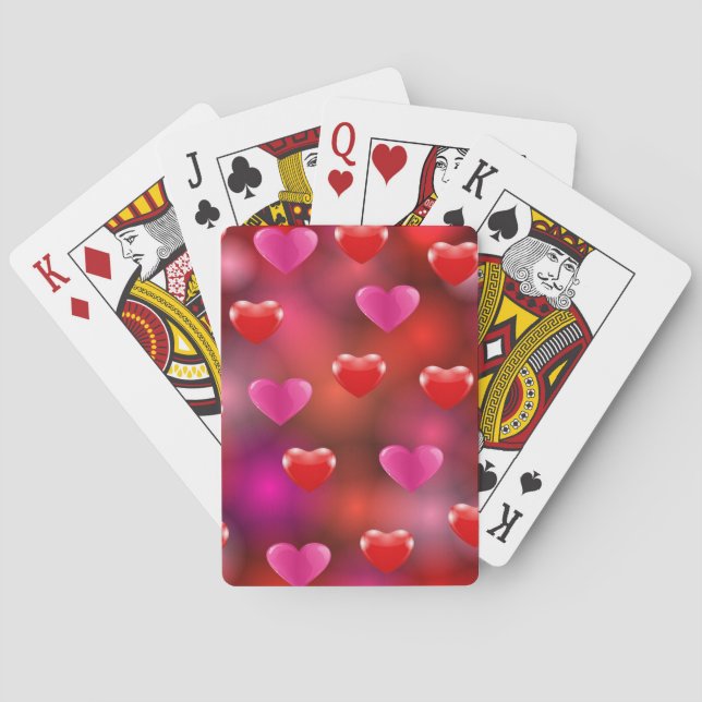 Jeu De Cartes Valentine Hearts (dos)