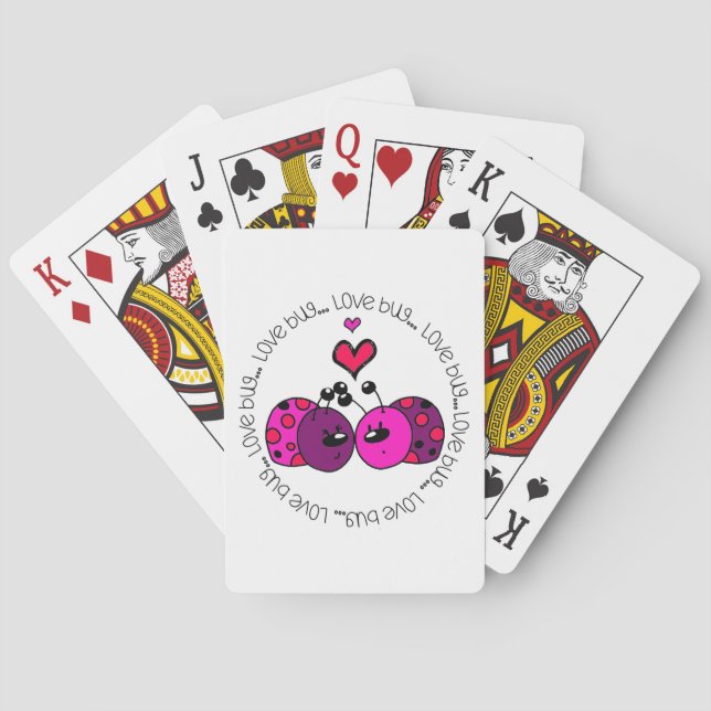 Jeu De Cartes Valentine Love Bug (dos)