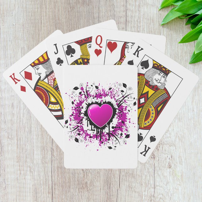 Jeu De Cartes Valentine Purple Heart (Créateur téléchargé)