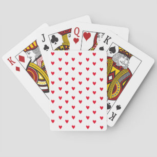 Jeu De Cartes Valentines Coeur Rétro Thème