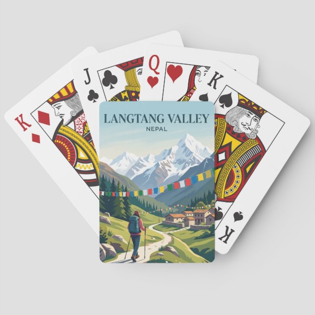 Jeu De Cartes Vallée de Langtang Népal (dos)