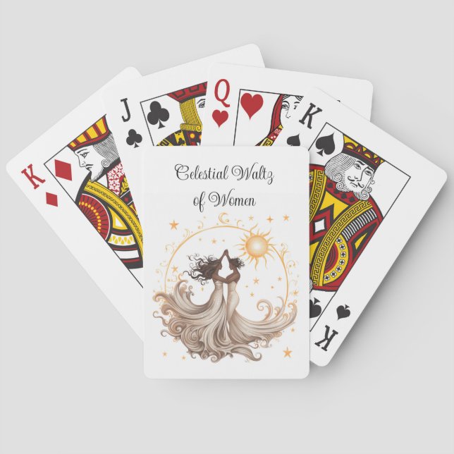 Jeu De Cartes Valse céleste des femmes (dos)