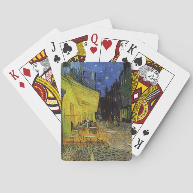 Jeu De Cartes Van Gogh; Café Terrasse en soirée (dos)