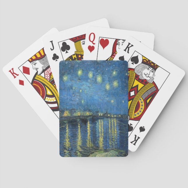 Jeu De Cartes Van Gogh Nuit étoilée sur le Rhône (dos)