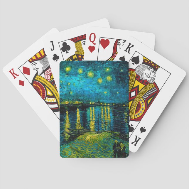 Jeu De Cartes Van Gogh Nuit étoilée sur le Rhône (dos)