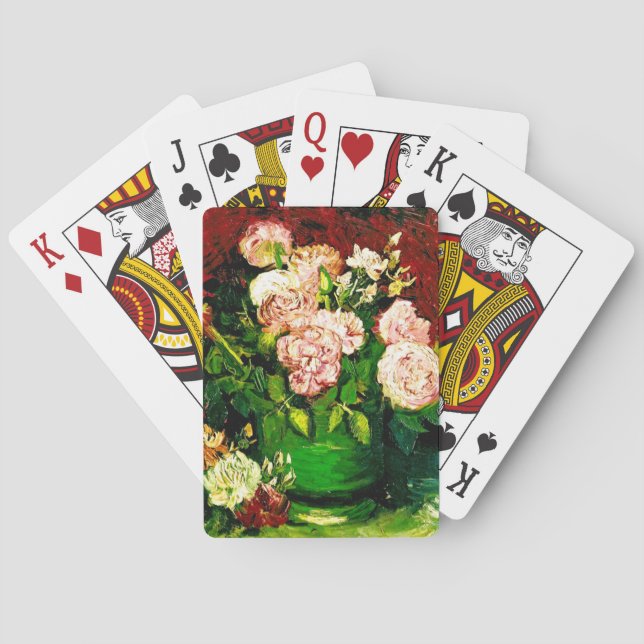 Jeu De Cartes Van Gogh Peonies et Roses (dos)