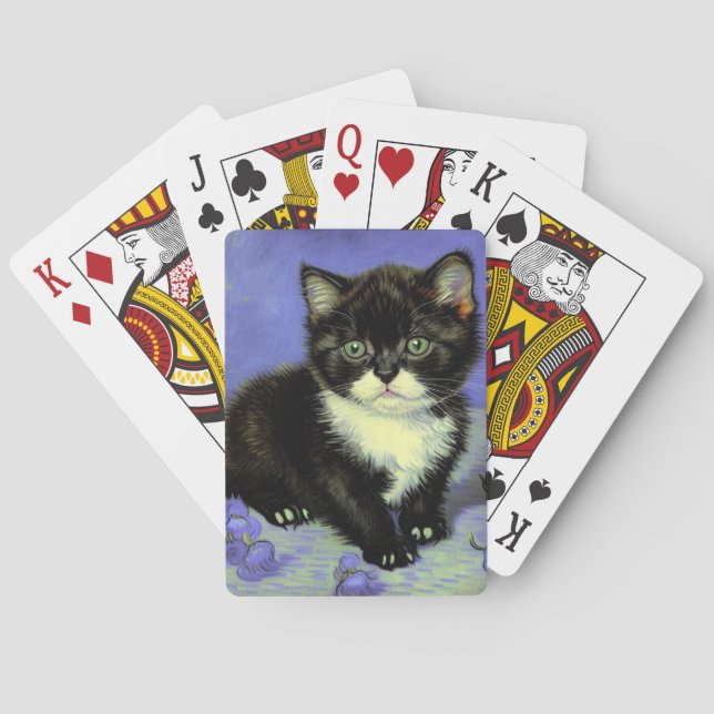 Jeu De Cartes Van Gogh Tuxedo Kitten (dos)