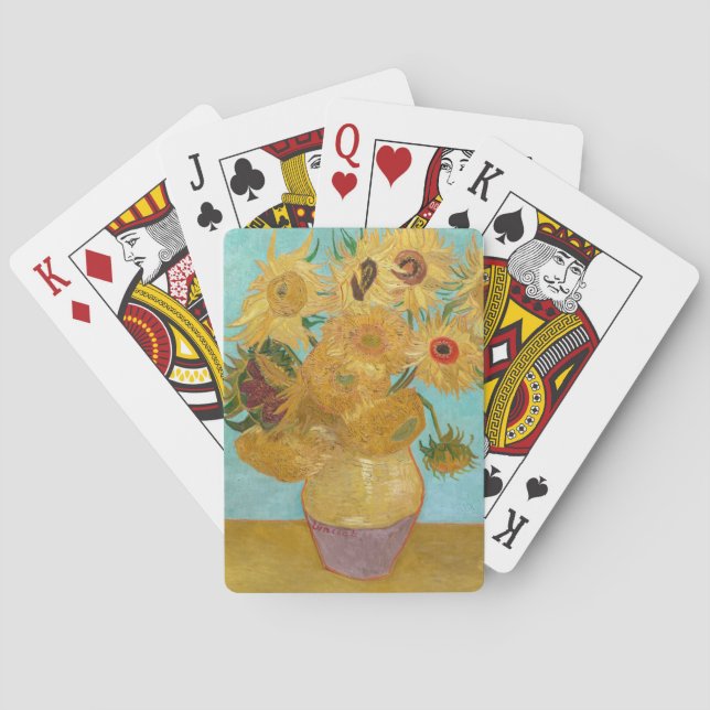Jeu De Cartes Van Gogh - Vase avec 12 tournesols (dos)