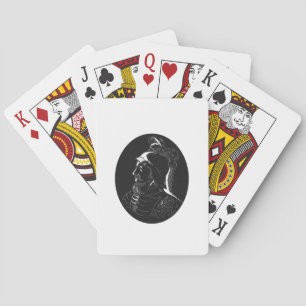 Jeu De Cartes Vasco Nunez de Balboa Conquistador Coupe de bois