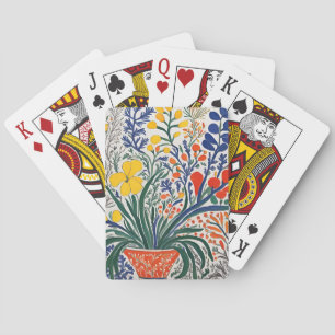 Jeu De Cartes Vase et fleurs sauvages