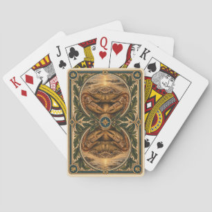 Jeu De Cartes Vasières à Crabes Aquarelle GeoSaga