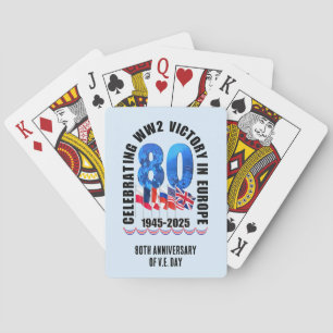 Jeu De Cartes VE DAY 80e anniversaire Victoire en Europe 2ÈME GU