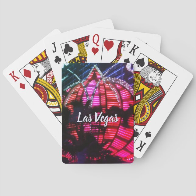 Jeu De Cartes Végas lumières de nuit Jouer des cartes (dos)