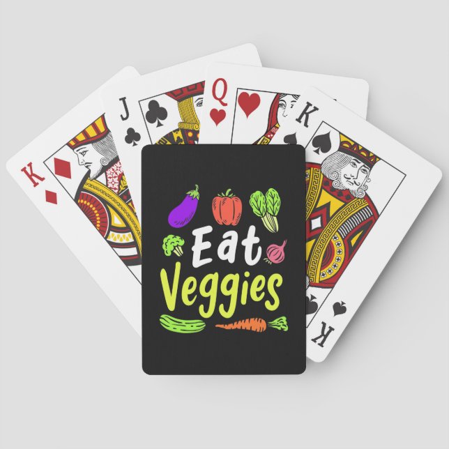 Jeu De Cartes Végétarien Manger Légumes (dos)