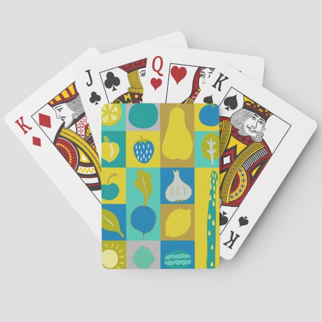 Jeu De Cartes Veggie Blocks I (dos)