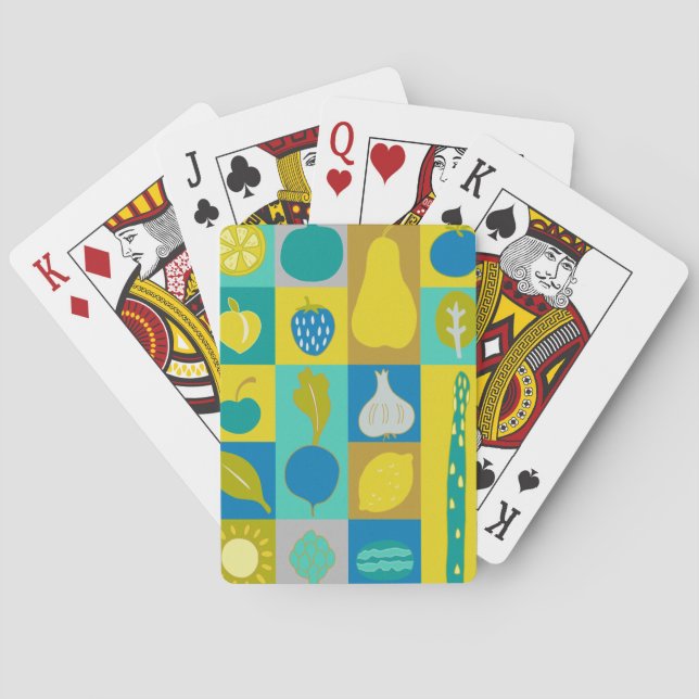 Jeu De Cartes Veggie Blocks I (dos)