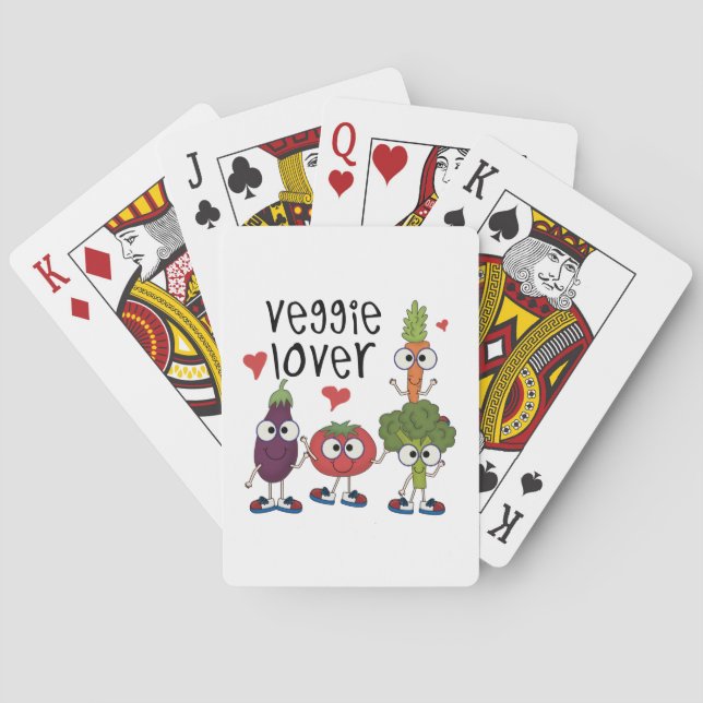 Jeu De Cartes Veggie Lover (dos)