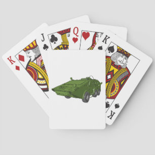 Jeu De Cartes Véhicule militaire blindé vert