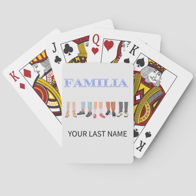 Jeu De Cartes Veille de bienvenue familiale (dos)