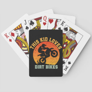 Jeu De Cartes Vélo de terre drôle pour enfants