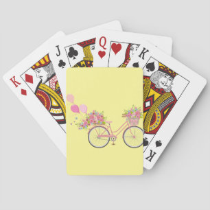 Jeu De Cartes Vélo Whimsical Rose