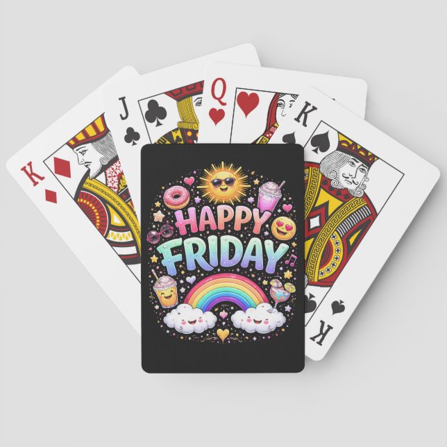 Jeu De Cartes Vendredi heureux (dos)