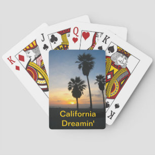 Jeu De Cartes Venice Beach California Sunset