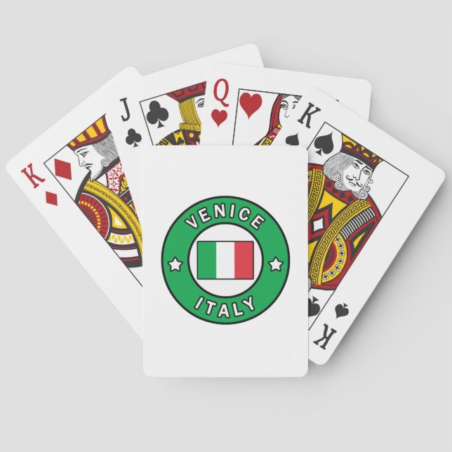 Jeu De Cartes Venise Italie (dos)