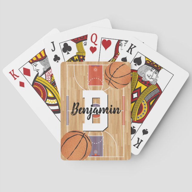 Jeu De Cartes Ventilateurs de basket-ball (dos)