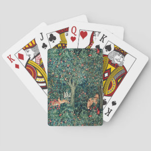 Jeu De Cartes VERDURE, Hares d'ANIMAUX FORESTIERS, Renard, Flora
