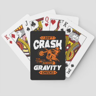 Jeu De Cartes Vérifications aléatoires de gravité - Motocross et