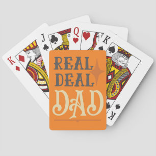 Jeu De Cartes Véritable Deal Papa Fête des pères Poker Nuit