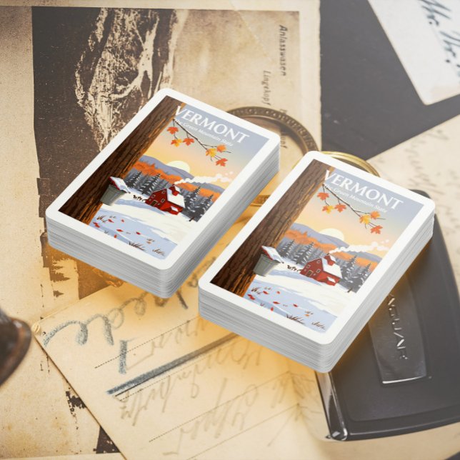 Jeu De Cartes Vermont vintage (Créateur téléchargé)