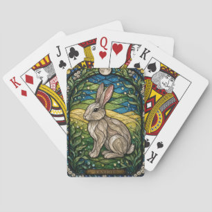 Jeu De Cartes Verre de couleur Rabbit Meadow Edge Illumina