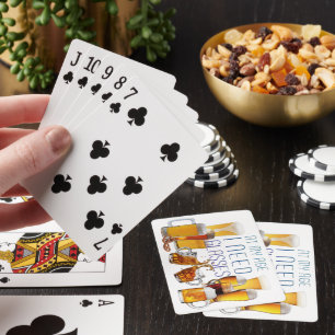 Jeu De Cartes Verres à bière SlipperyJoe's verres à pilsner chop