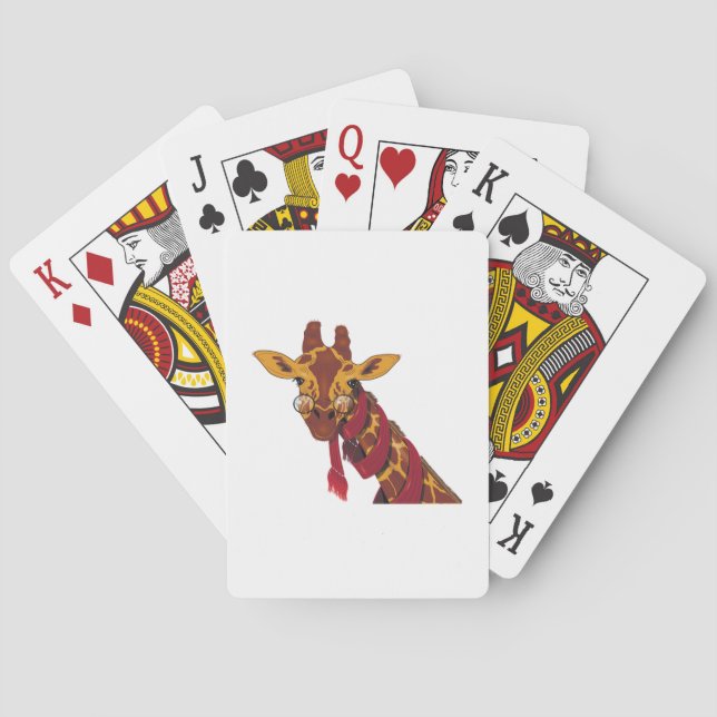 Jeu De Cartes Verres de port de girafe (dos)