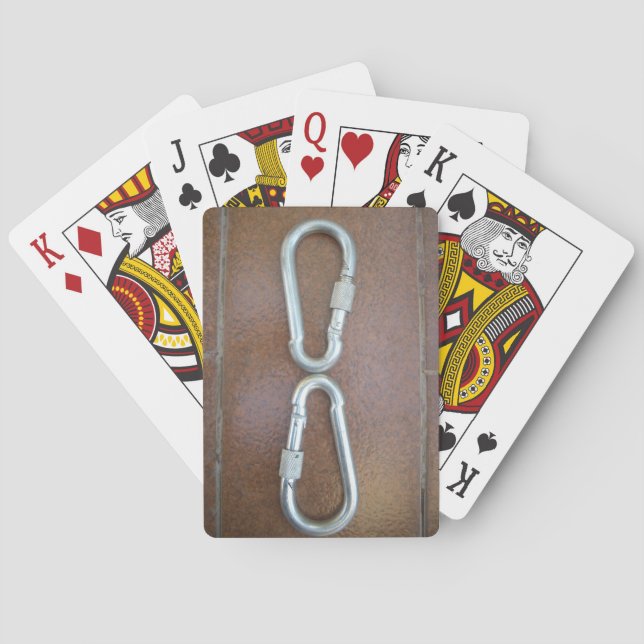 Jeu De Cartes Verrouillage : Conception de serrure de carabiner  (dos)