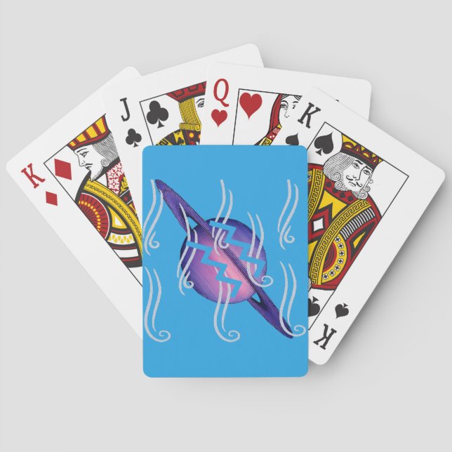 Jeu De Cartes Verseau  (dos)