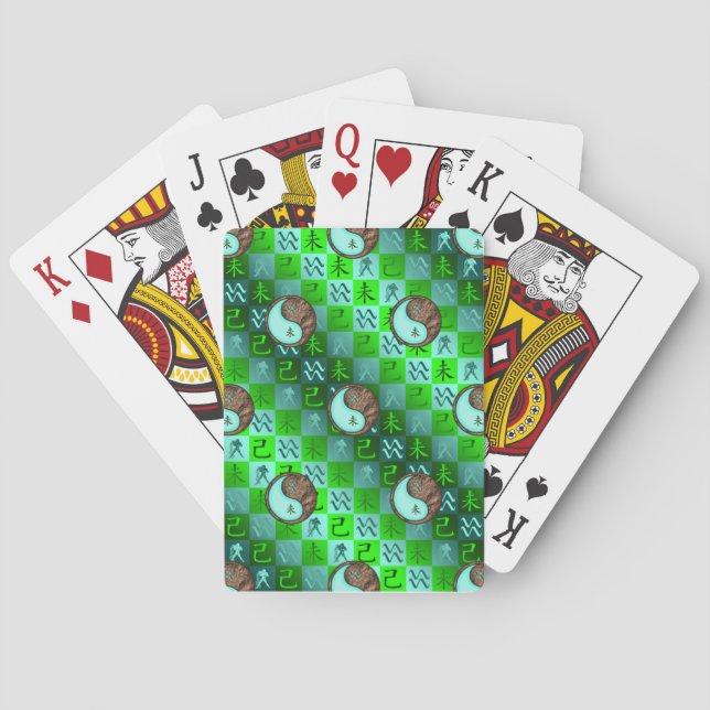 Jeu De Cartes Verseau & Chèvre de Terre (dos)