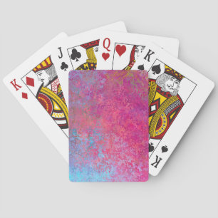 Jeu De Cartes Verser acrylique Abstrait pour coucher de soleil m