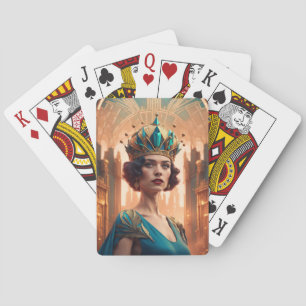 Jeu De Cartes Version bleue Blanche
