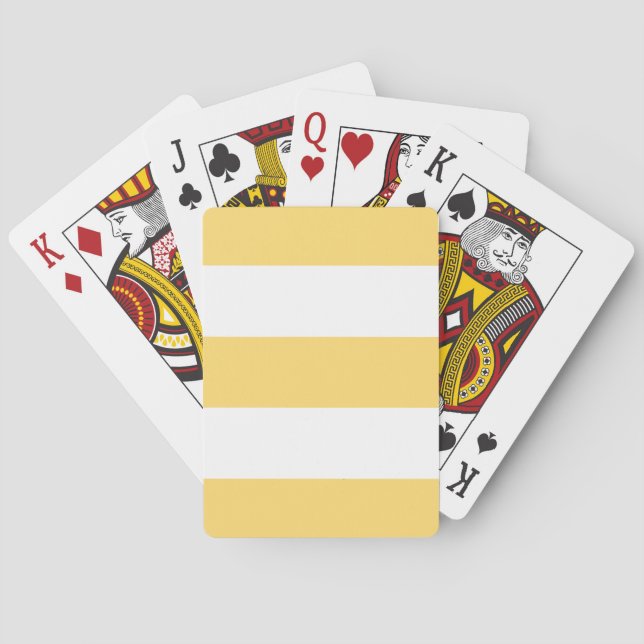 Jeu De Cartes Vertikas Jaune Et Blanc (dos)