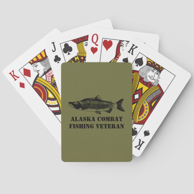 Jeu De Cartes Vétéran de la pêche de combat en Alaska (dos)