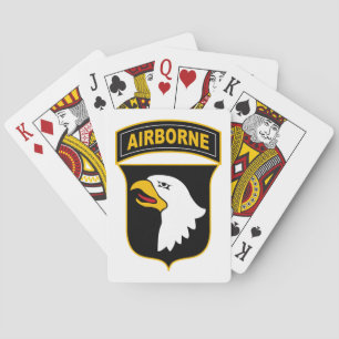 Jeu De Cartes Vétéran militaire de la 101e division aéroportée