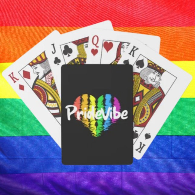 Jeu De Cartes Vibrant PrideVibe : traiter avec Rainbow Heart (Créateur téléchargé)