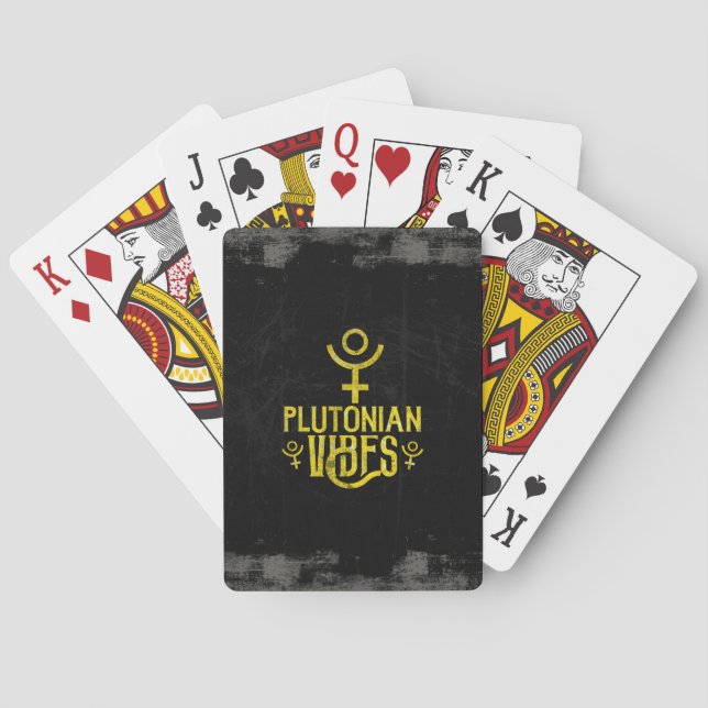 Jeu De Cartes Vibrations Plutonian Scorpion Astrologie Zodiaque  (dos)