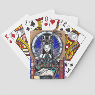 Jeu De Cartes Victoria Steampunk Aviatrix Fairy Jouer des cartes