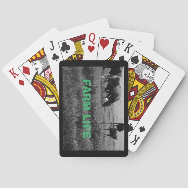 Jeu De Cartes Vie agricole, famille de vaches (dos)